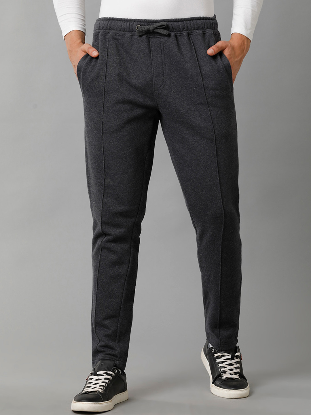

Voi Jeans Men Cotton Track Pants, Grey