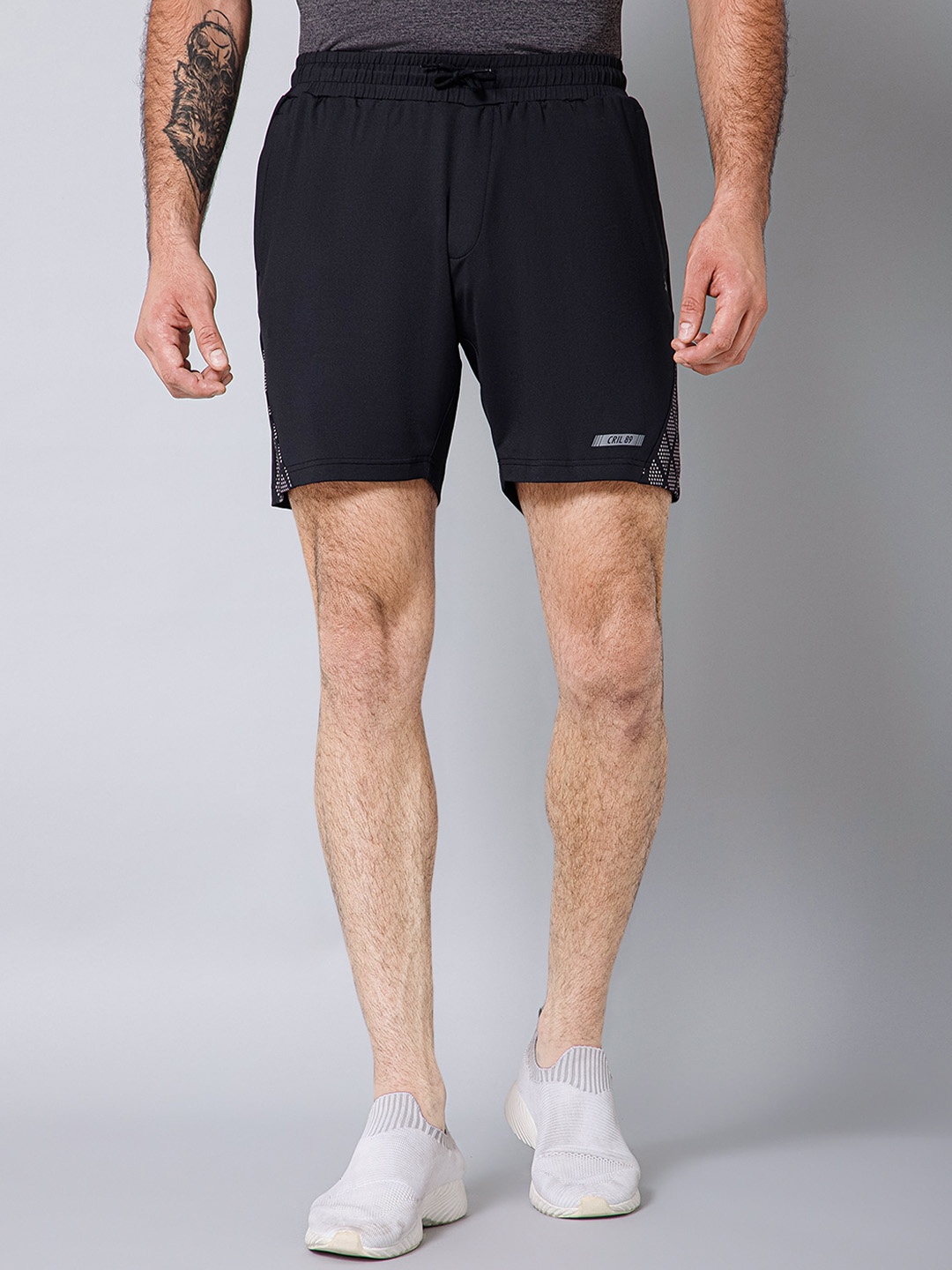 

Cantabil Men Mid-Rise Regular Shorts, Black