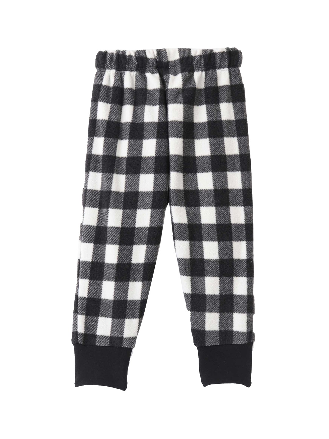 

CrayonFlakes Kids Checked Joggers, Black
