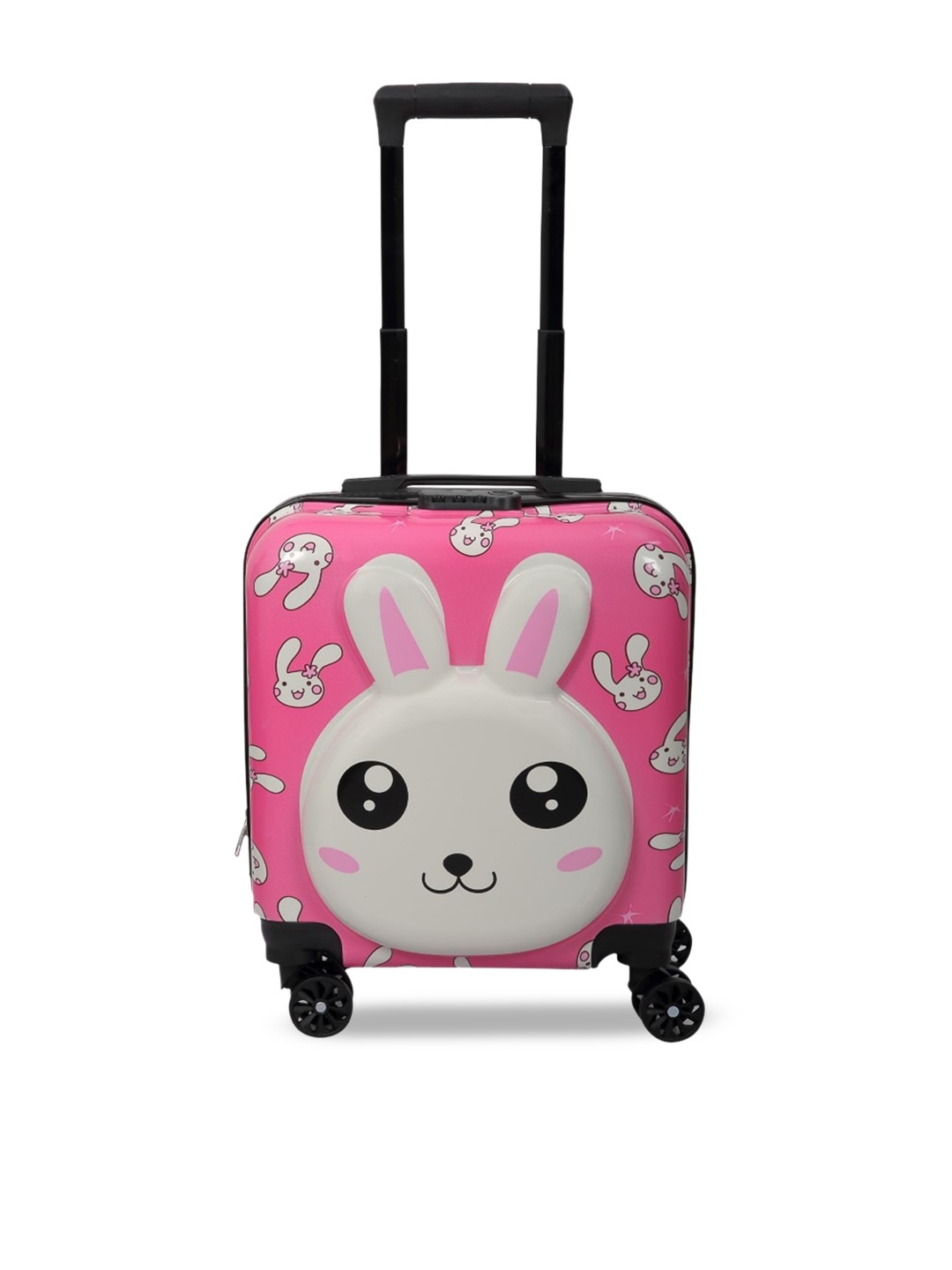 

Polo Class Kids Graphic Textured Hard-Sided Trolley Bag, Pink