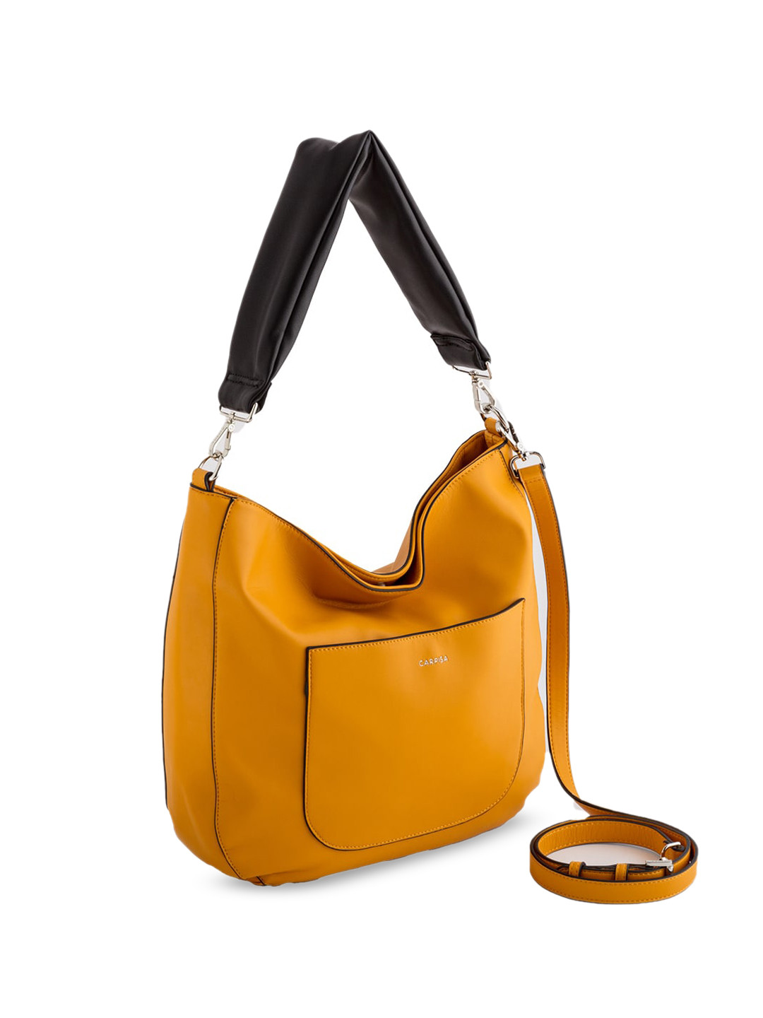 

CARPISA Structured Handheld Bag, Yellow