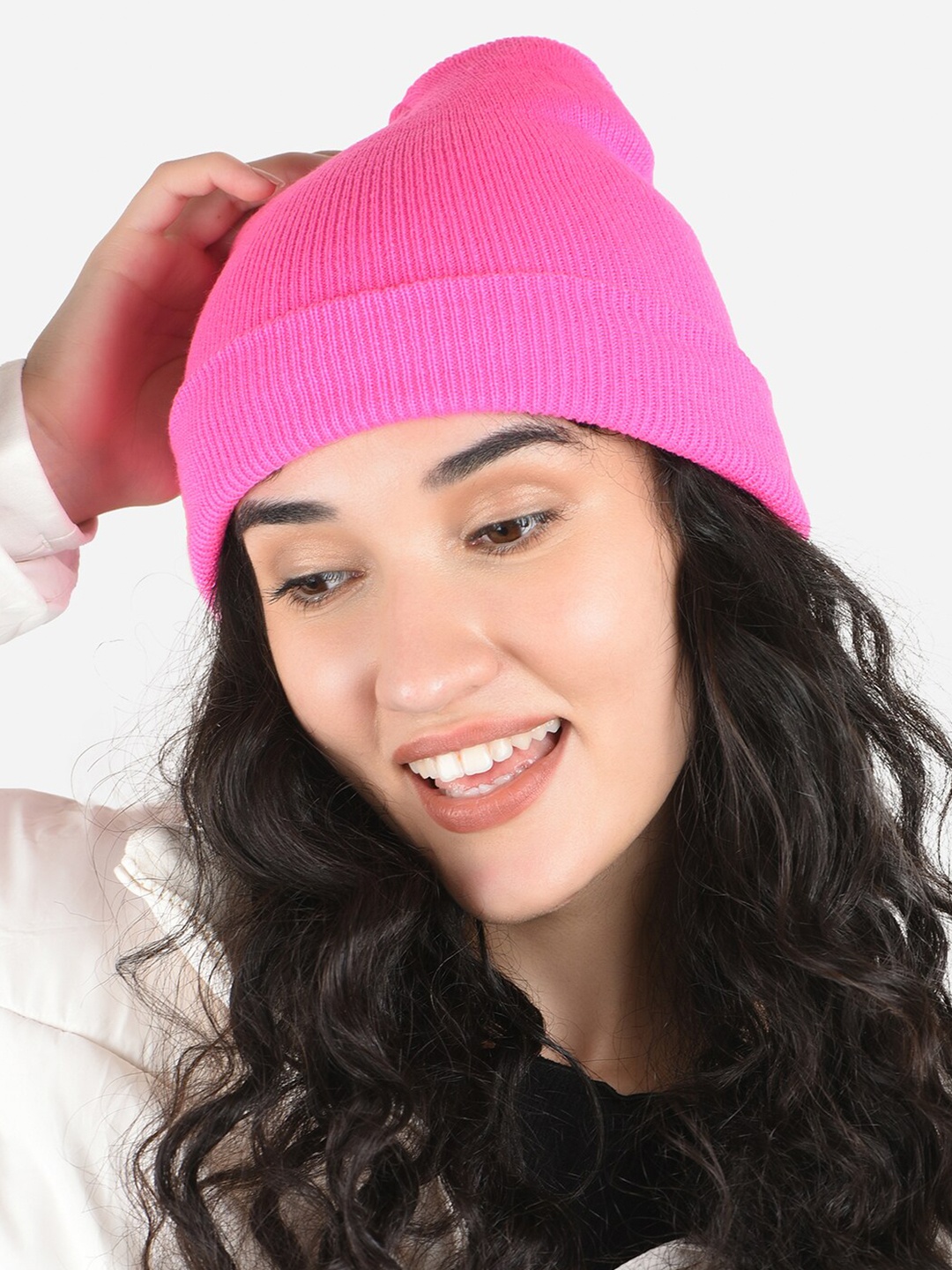 

ToniQ Women Wool Winter Beanie, Pink