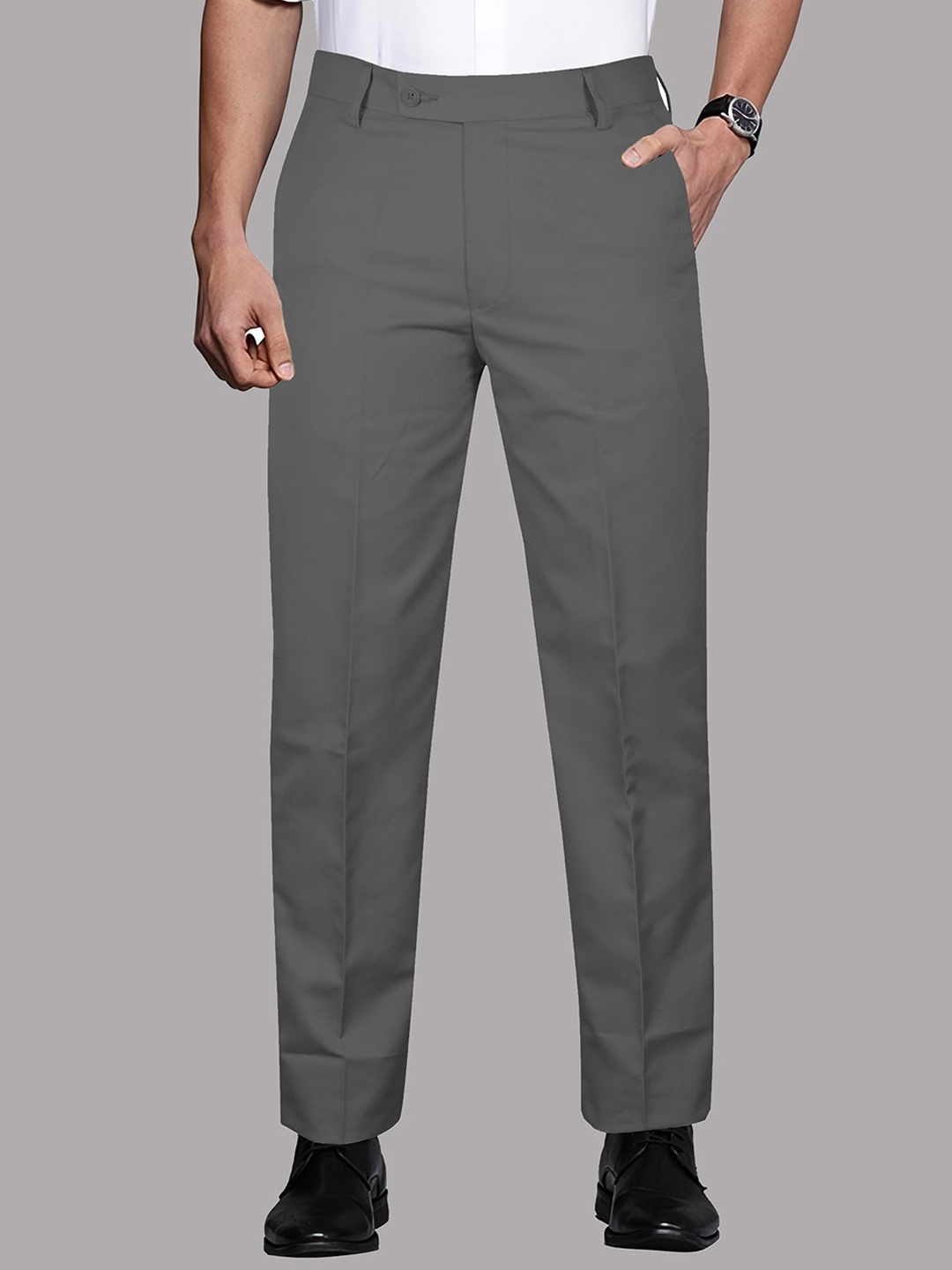 

Jb Just BLACK Men Urban Slim Slim Fit Trousers, Grey