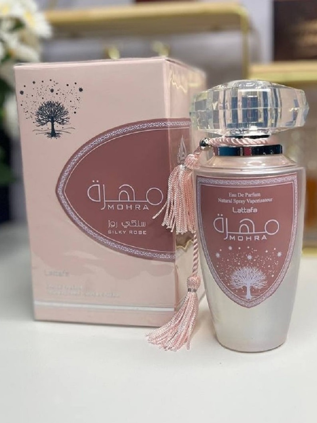 

Lattafa Mohra Silky Rose Eau De Parfum - 100ml, Pink