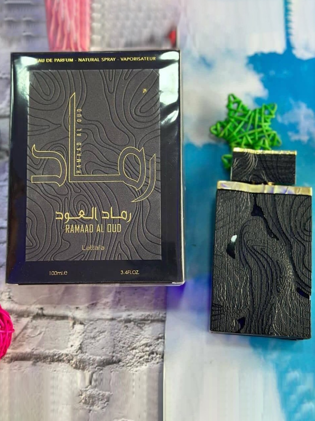 

Lattafa Ramad All Oud Long Lasting Eau De Parfum - 100ml, Black
