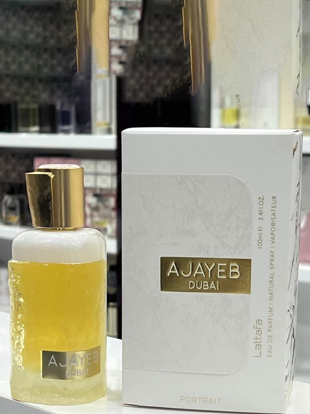 

Lattafa Ajayeb Dubai Long Lasting Eau De Parfum - 100 ml, White