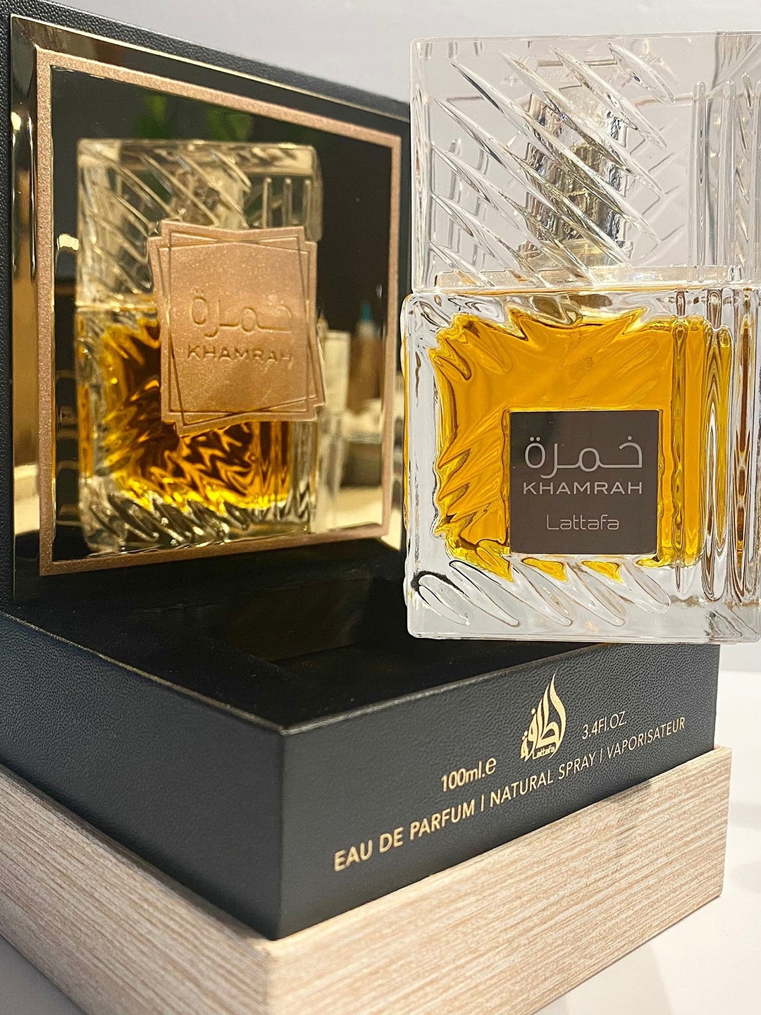 

Lattafa Khamrah Long Lasting Eau De Parfum - 100ml, Black