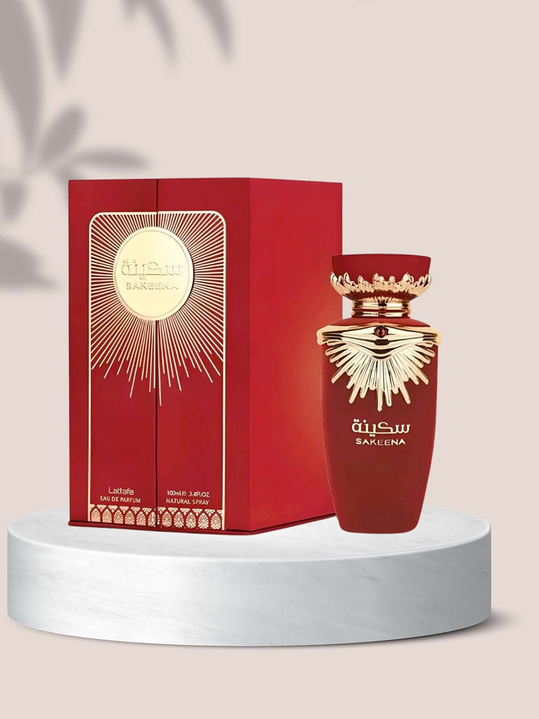 

Lattafa Sakeena Long Lasting Eau De Parfum - 100 ml, Red