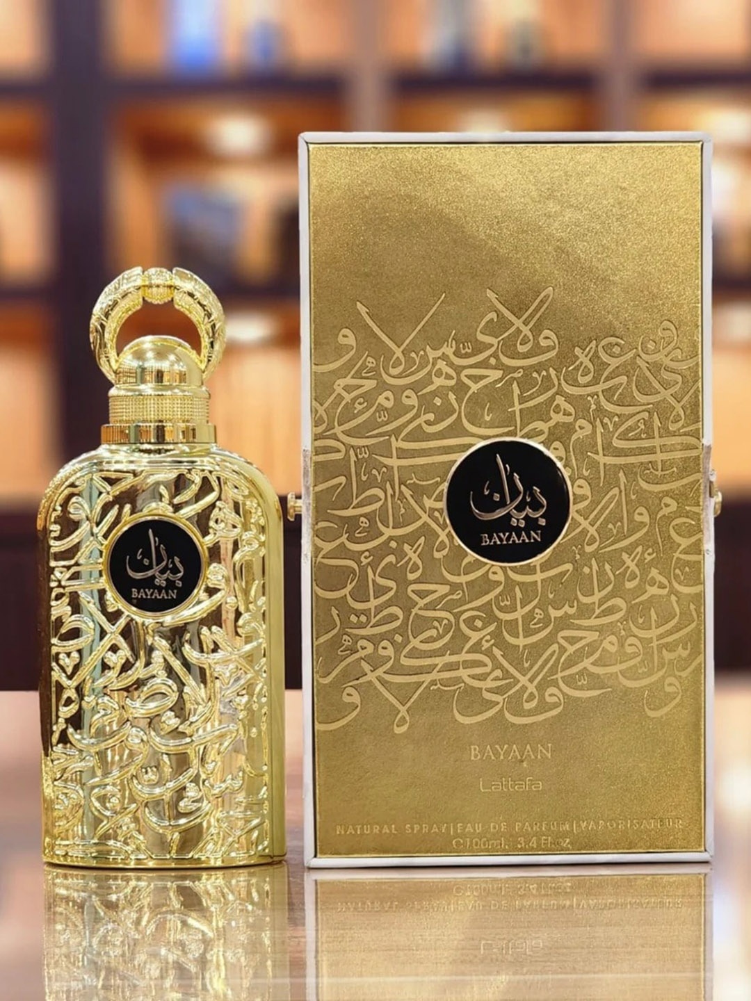 

Lattafa Bayaan Long Lasting Eau De Parfum - 100 ml, Gold