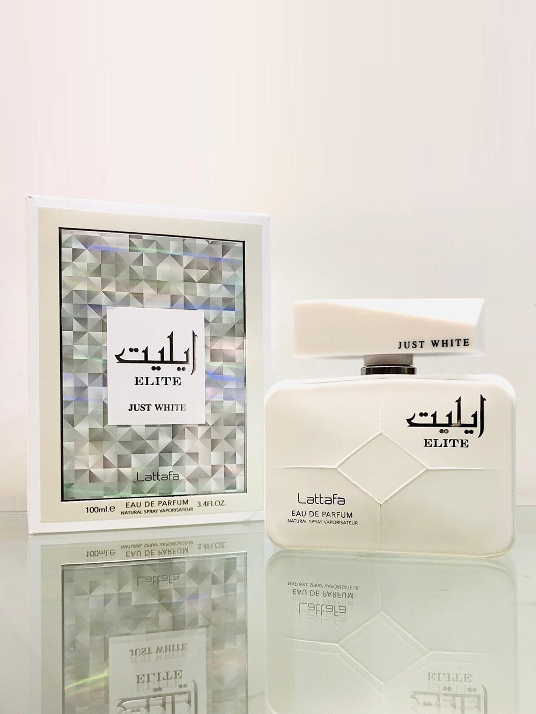 

Lattafa Elite Just White Long Lasting Eau De Parfum - 100 ml