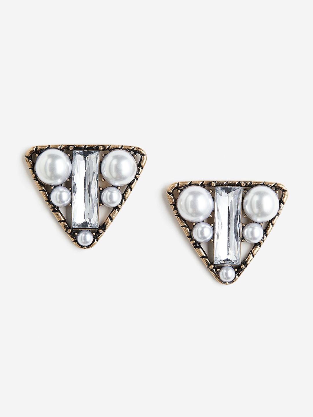 

H&M Triangular Earrings, Silver