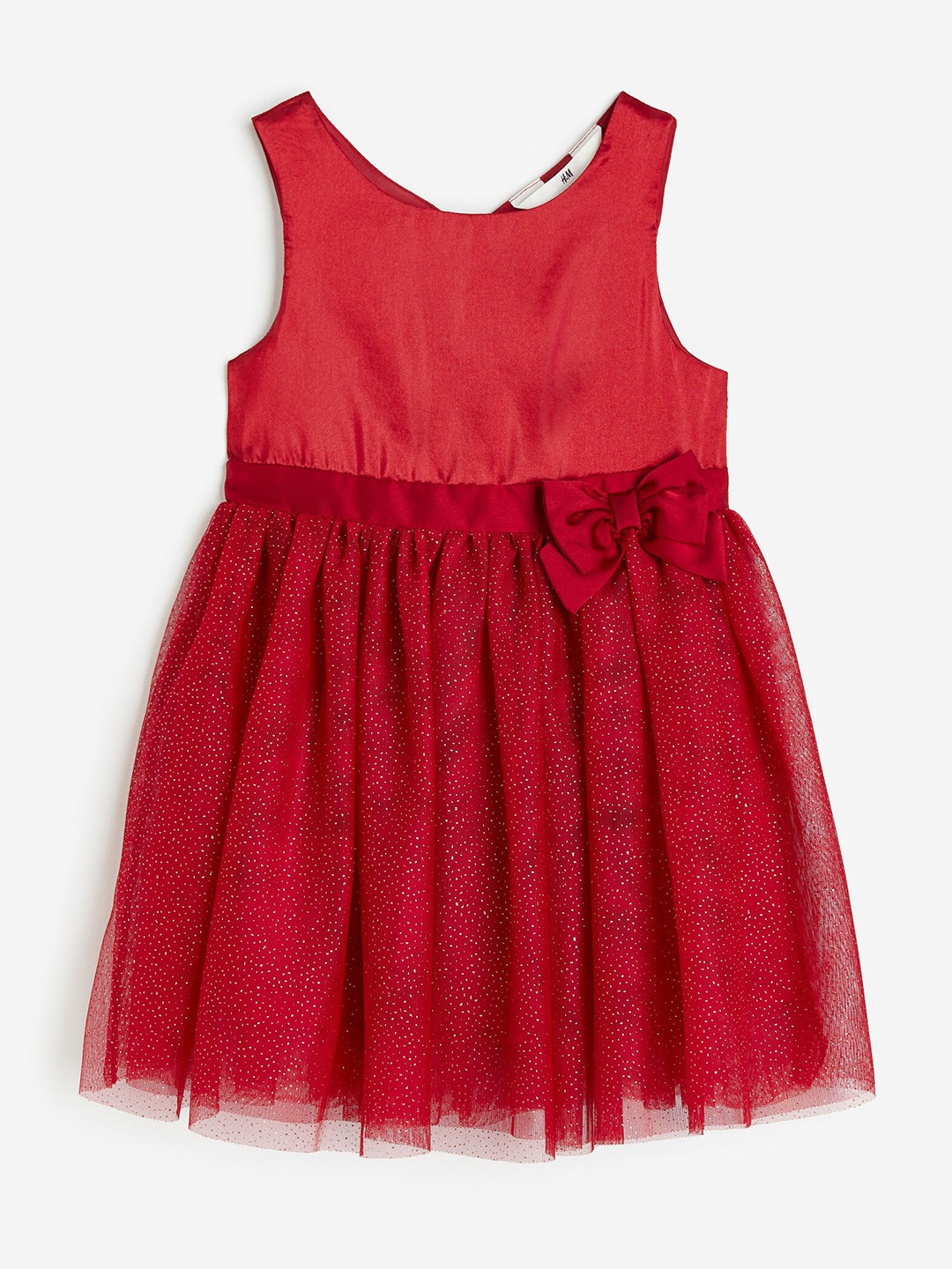 

H&M Girls Tulle-Skirt Dress, Red