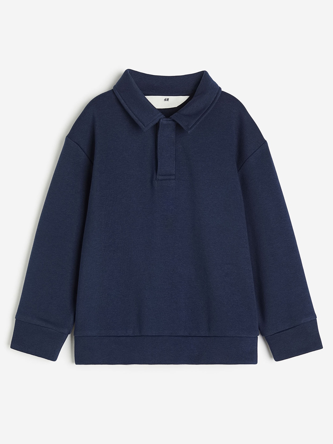 

H&M Boys Collared Sweatshirt, Navy blue