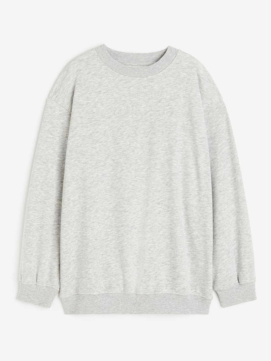 

H&M Girls Oversized Sweatshirt, Grey