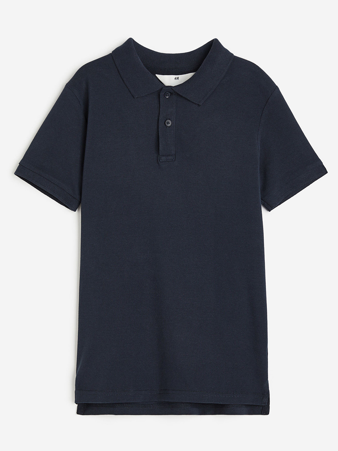 

H&M Boys Cotton Piqu Polo Shirt, Blue
