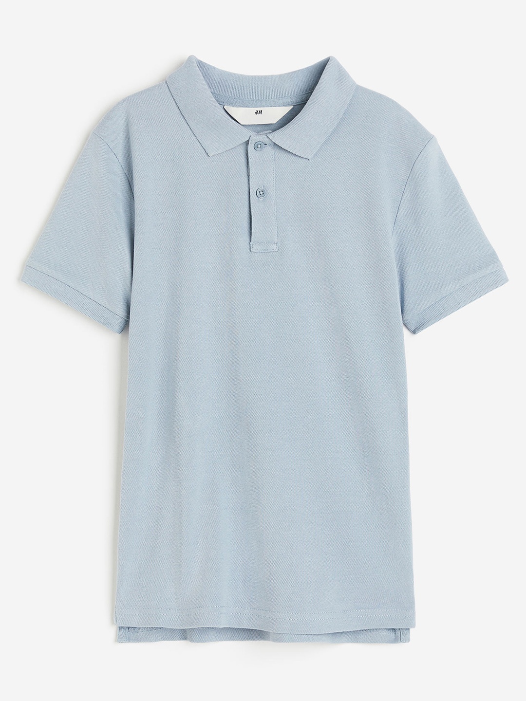 

H&M Boys Cotton Piqu Polo Shirt, Blue