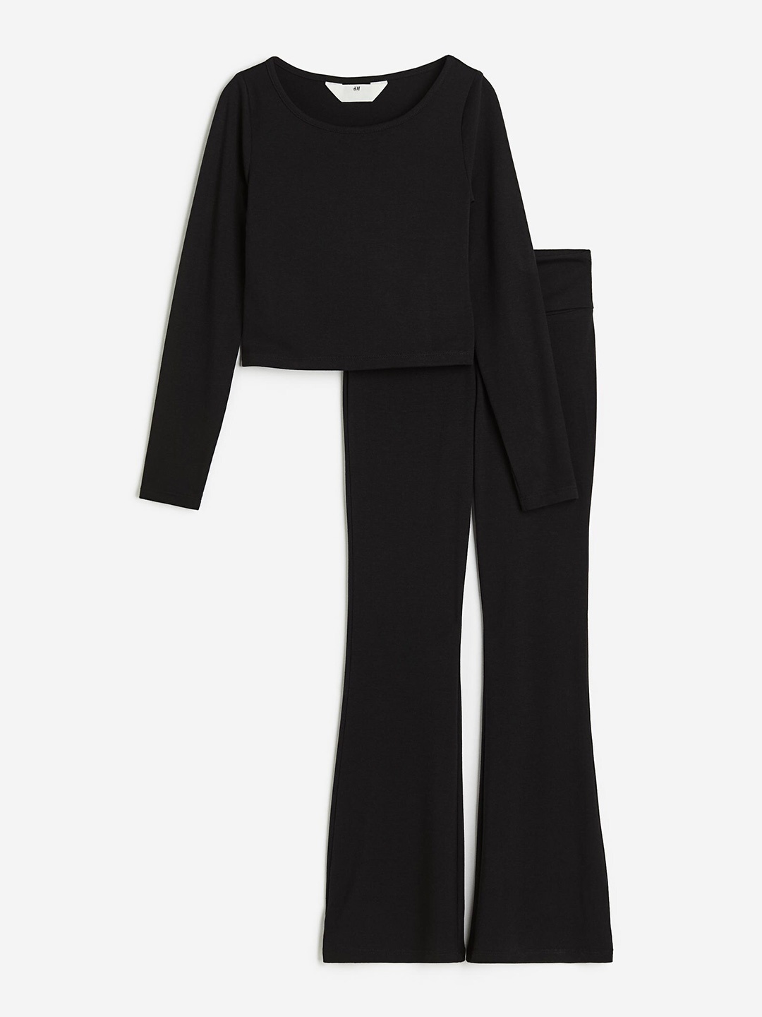 

H&M Girls 2-Piece Jersey Set, Black