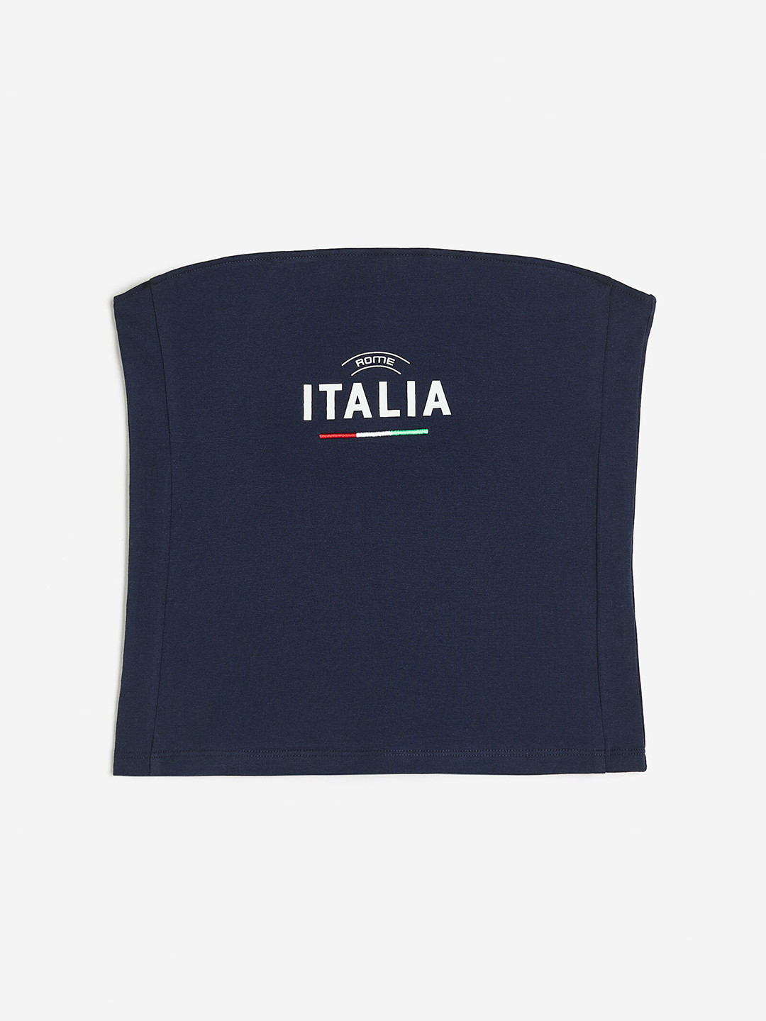 

H&M Printed Tube Top, Blue