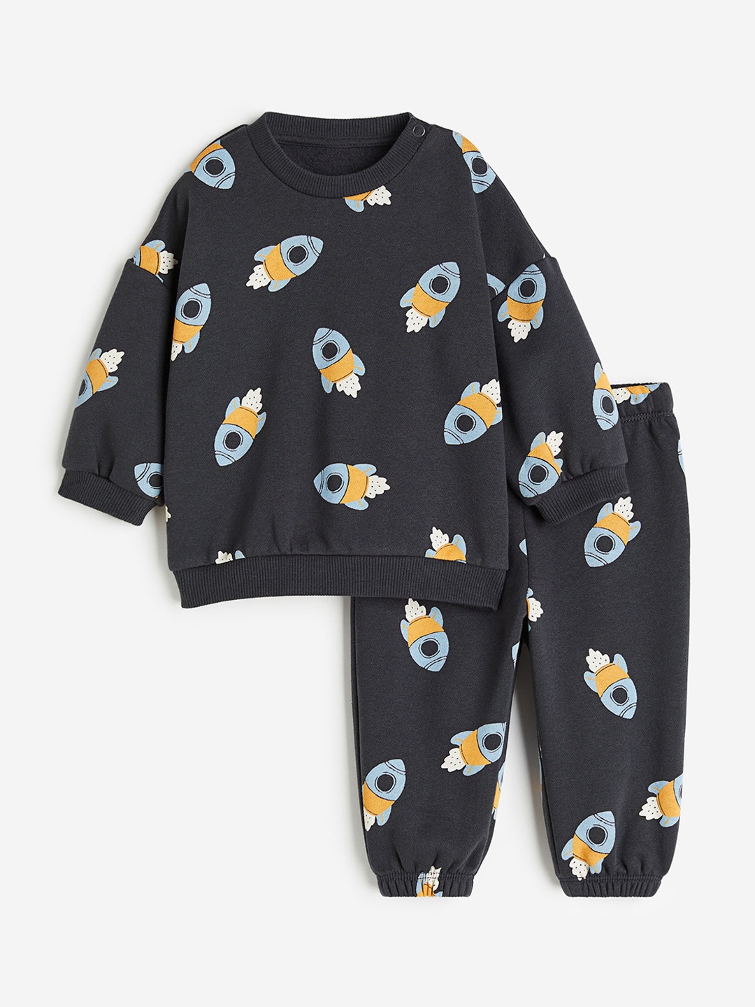 

H&M Boys 2-Piece Sweatshirt Set, Charcoal
