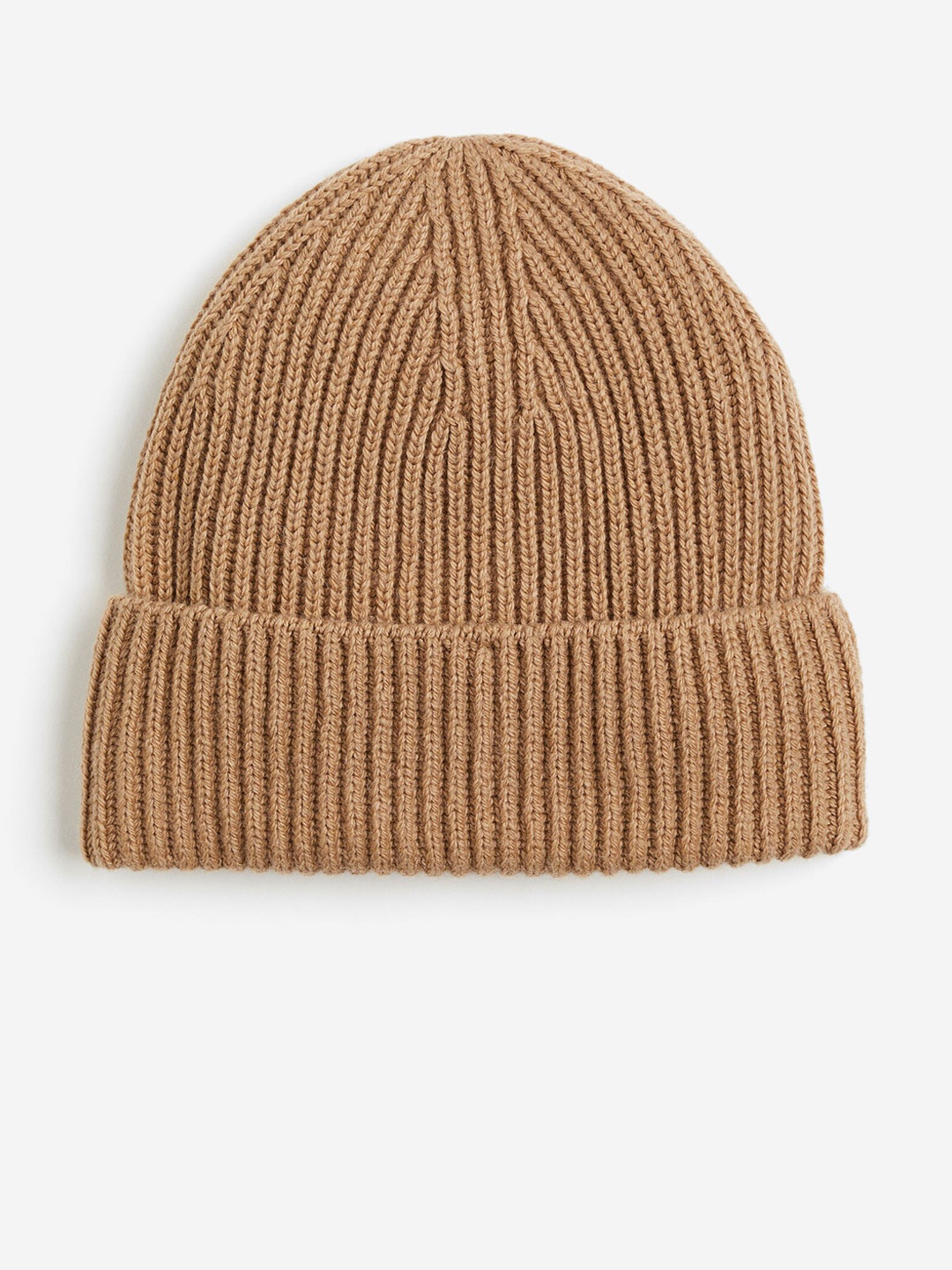 

H&M Rib-Knit Hat, Beige