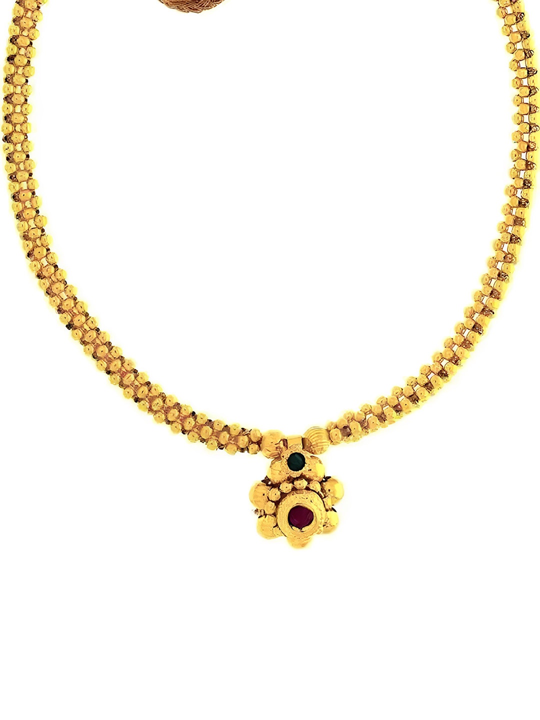

KARISHMA KREATIONS Gold-Plated Beaded Necklace
