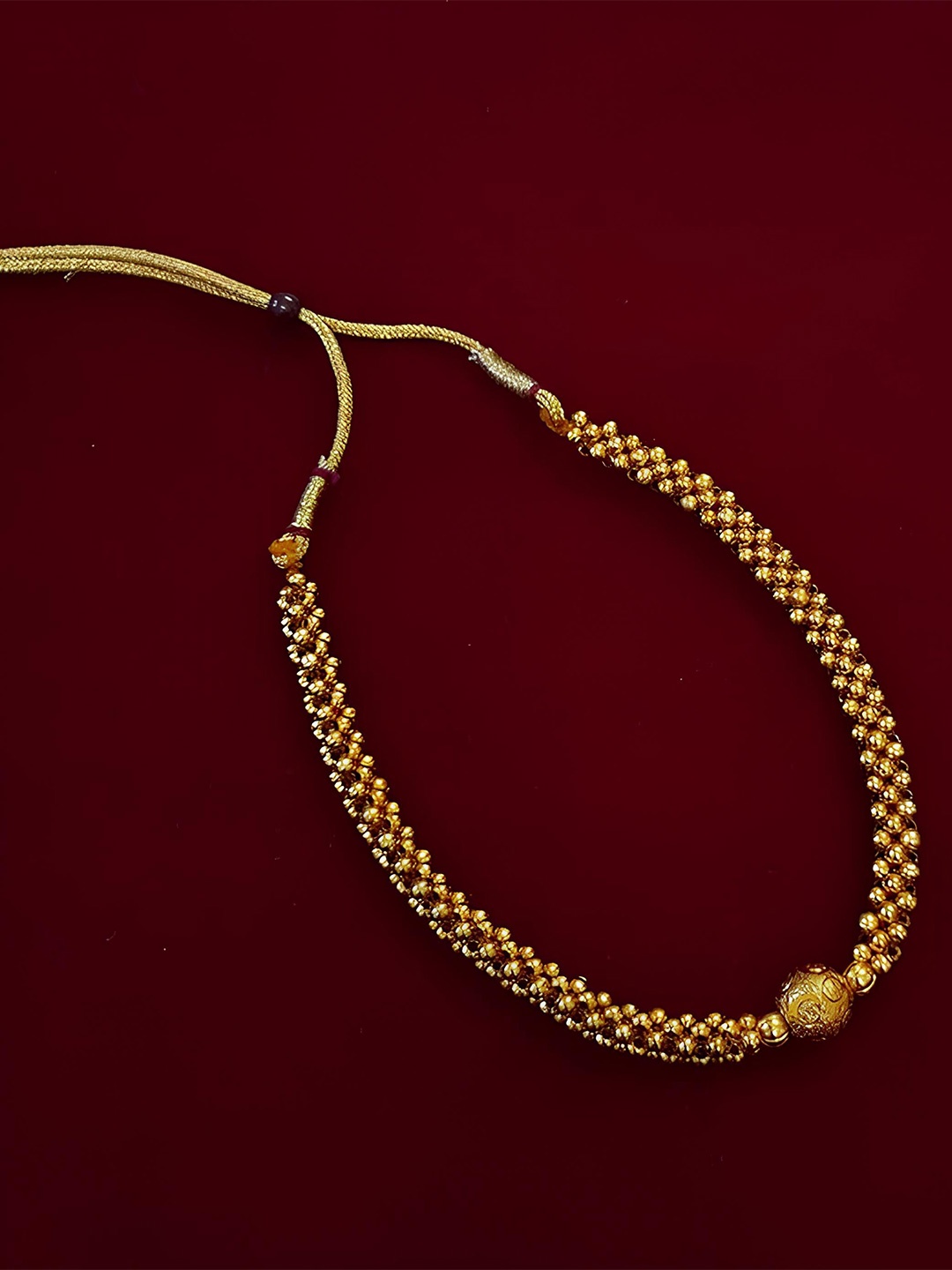 

KARISHMA KREATIONS Gold Plated Beaded Necklace