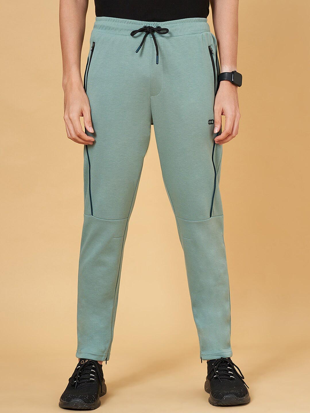 

Ajile by Pantaloons Men Slim-Fit Track Pants, Green