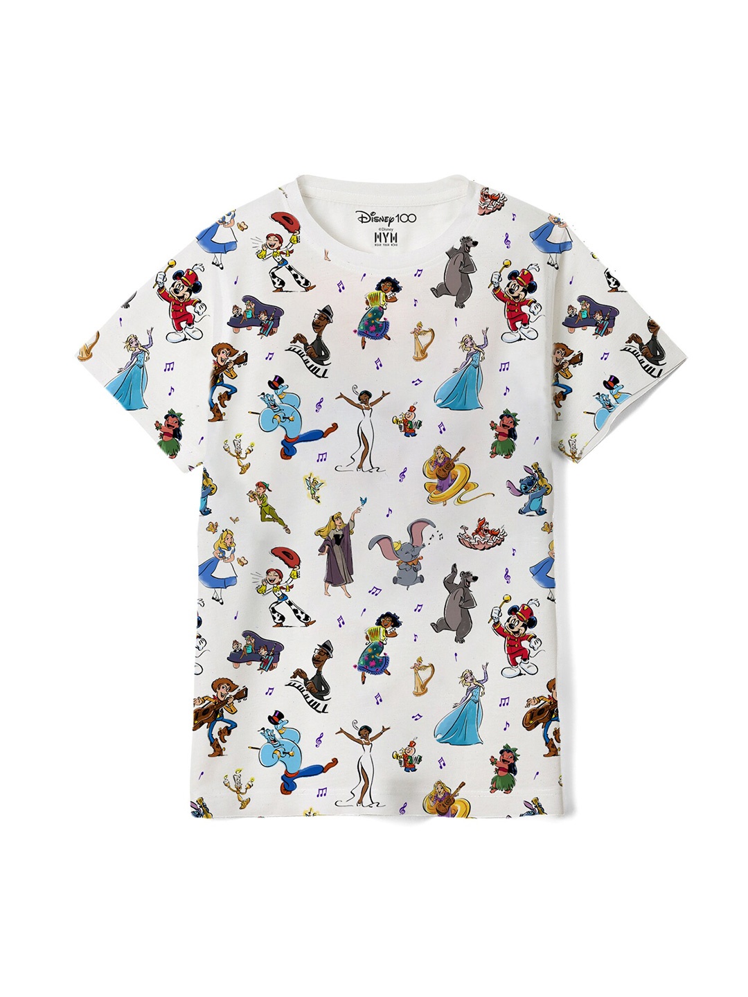 

Wear Your Mind Kids Disney Printed T-shirt, White