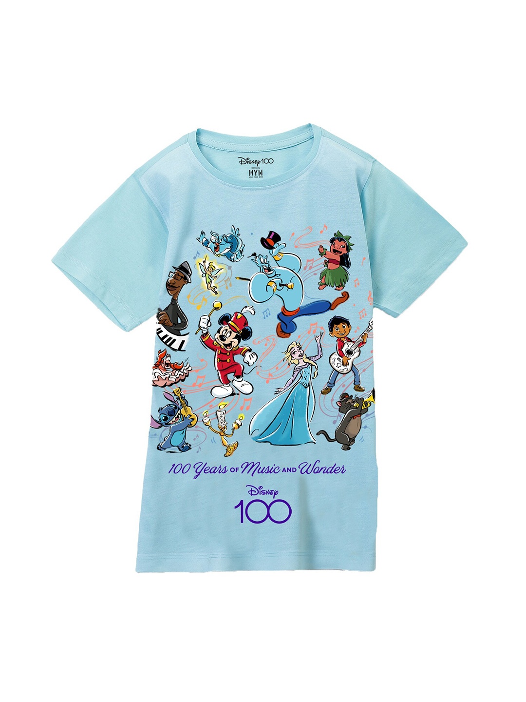 

Wear Your Mind Kids Disney Character Printed T-shirt, Blue