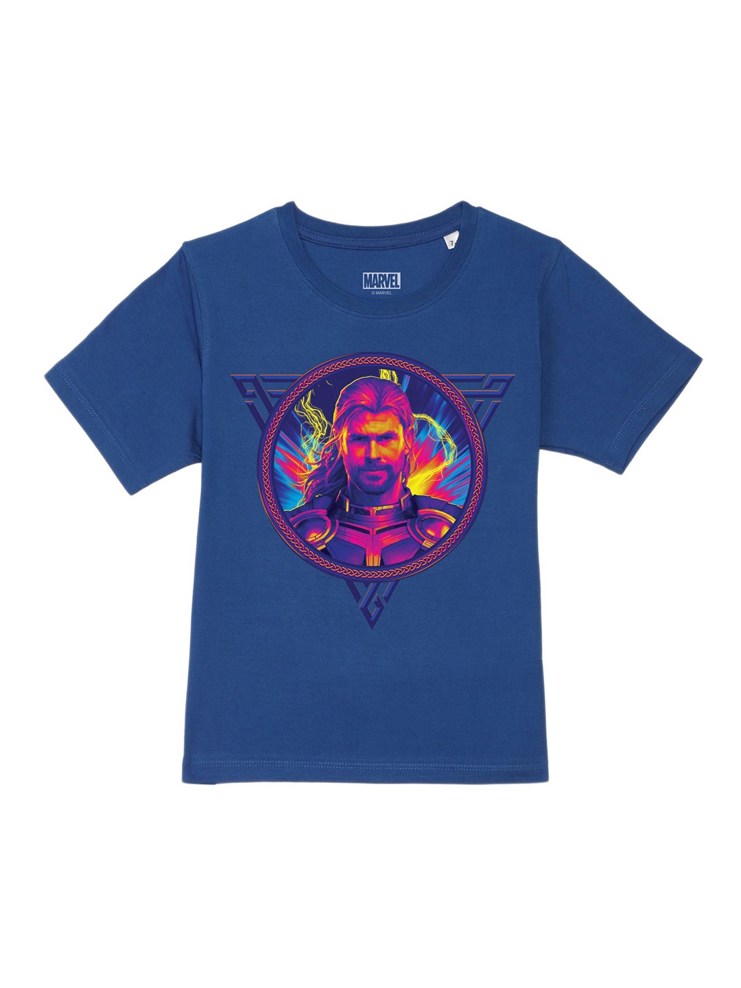 

Wear Your Mind Boys Thor Printed Cotton T-shirt, Blue