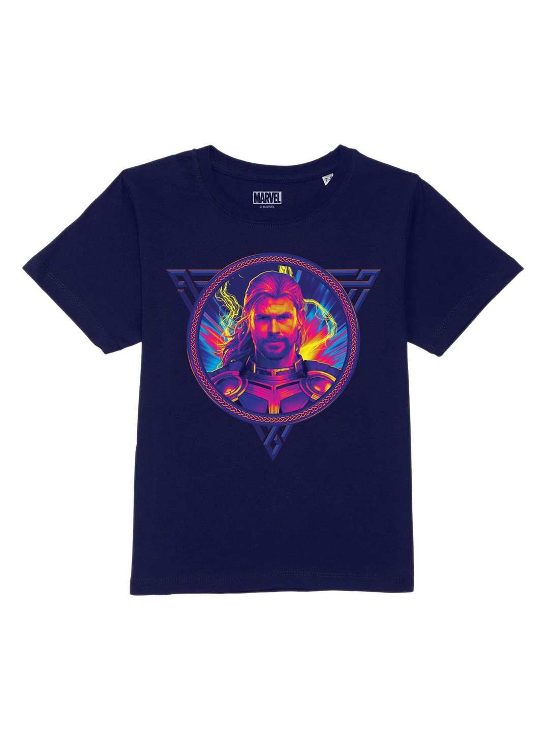 

Wear Your Mind Boys Thor Printed Pure Cotton T-shirt, Blue