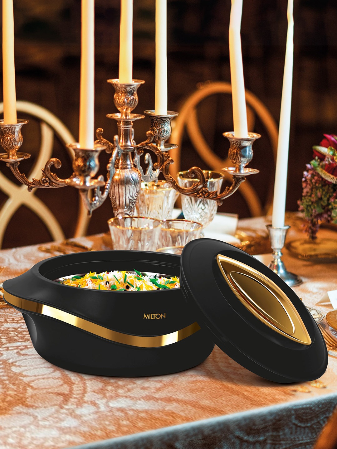 

Milton Pearl 2000 Black Inner Stainless Steel Casserole 1.96 L