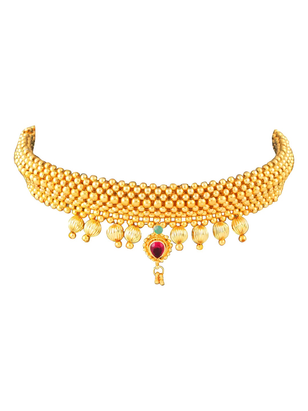

KARISHMA KREATIONS Gold Plated Beaded Necklace