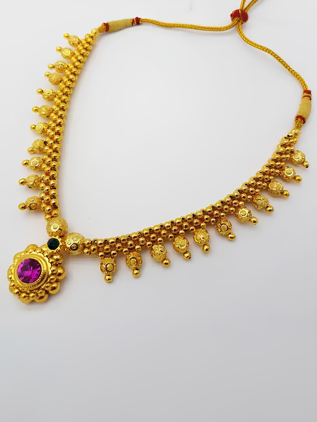 

KARISHMA KREATIONS Gold Plated Stone Studded Necklace