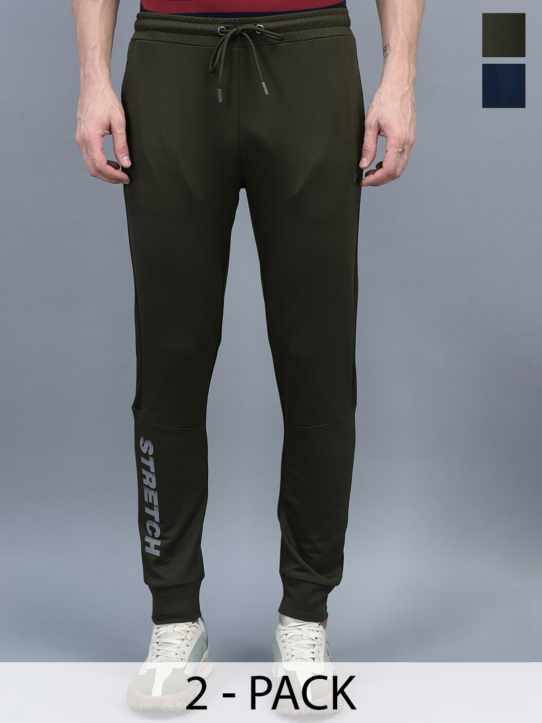 

Force NXT Men Pack of 2 Anti-Viral Anti-Odour Cool Sports Joggers, Green