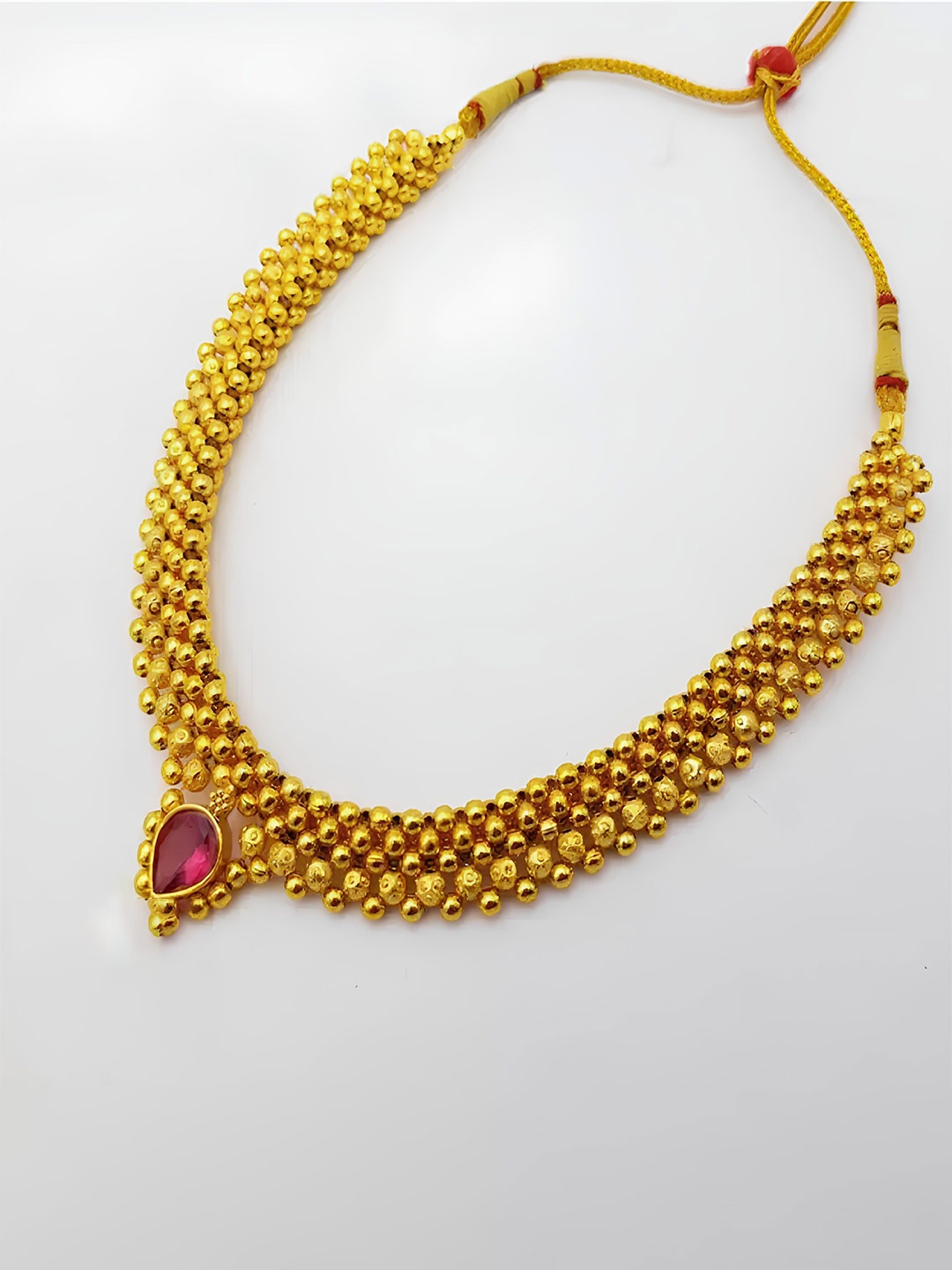 

KARISHMA KREATIONS Gold Plated Stone Studded Necklace