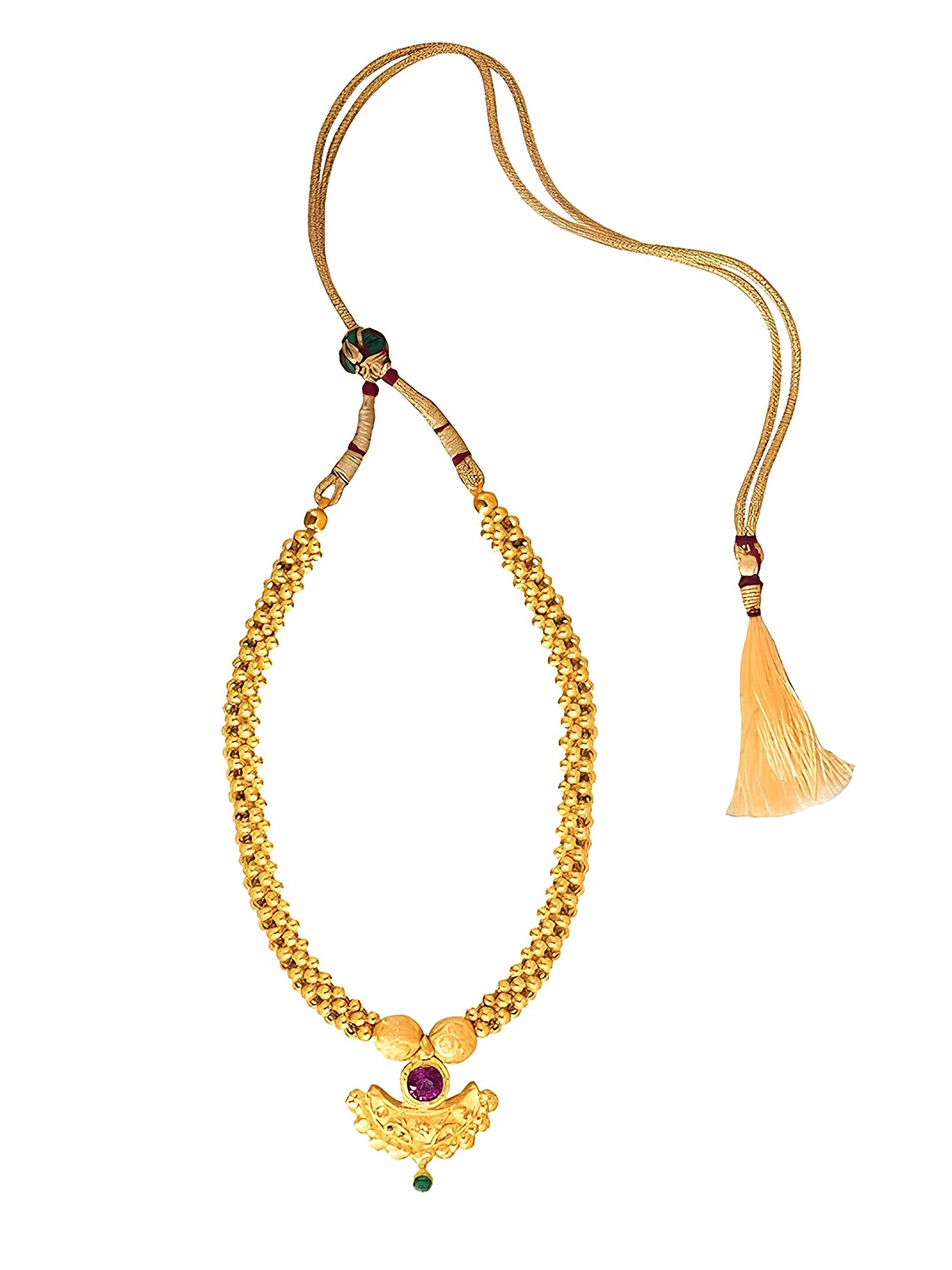 

KARISHMA KREATIONS Gold-Plated Stone-Studded Necklace