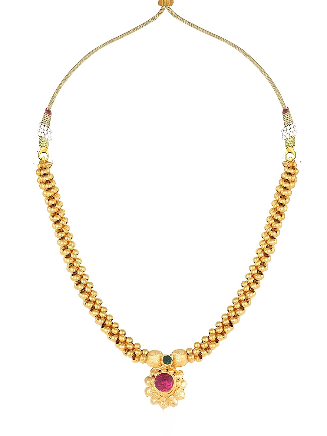 

KARISHMA KREATIONS Gold-Plated Stone-Studded Necklace
