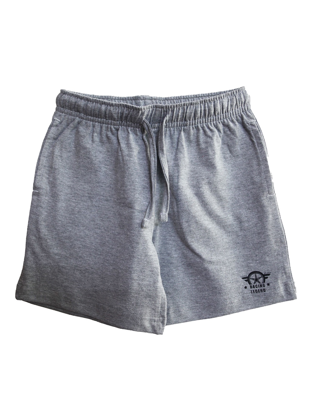 

THETA Boys Mid-Rise Cotton Shorts, Grey