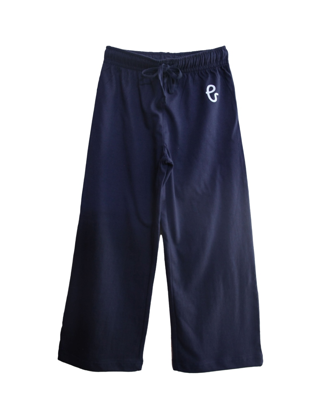 

THETA Girls Mid-Rise Cotton Parallel Trousers, Navy blue