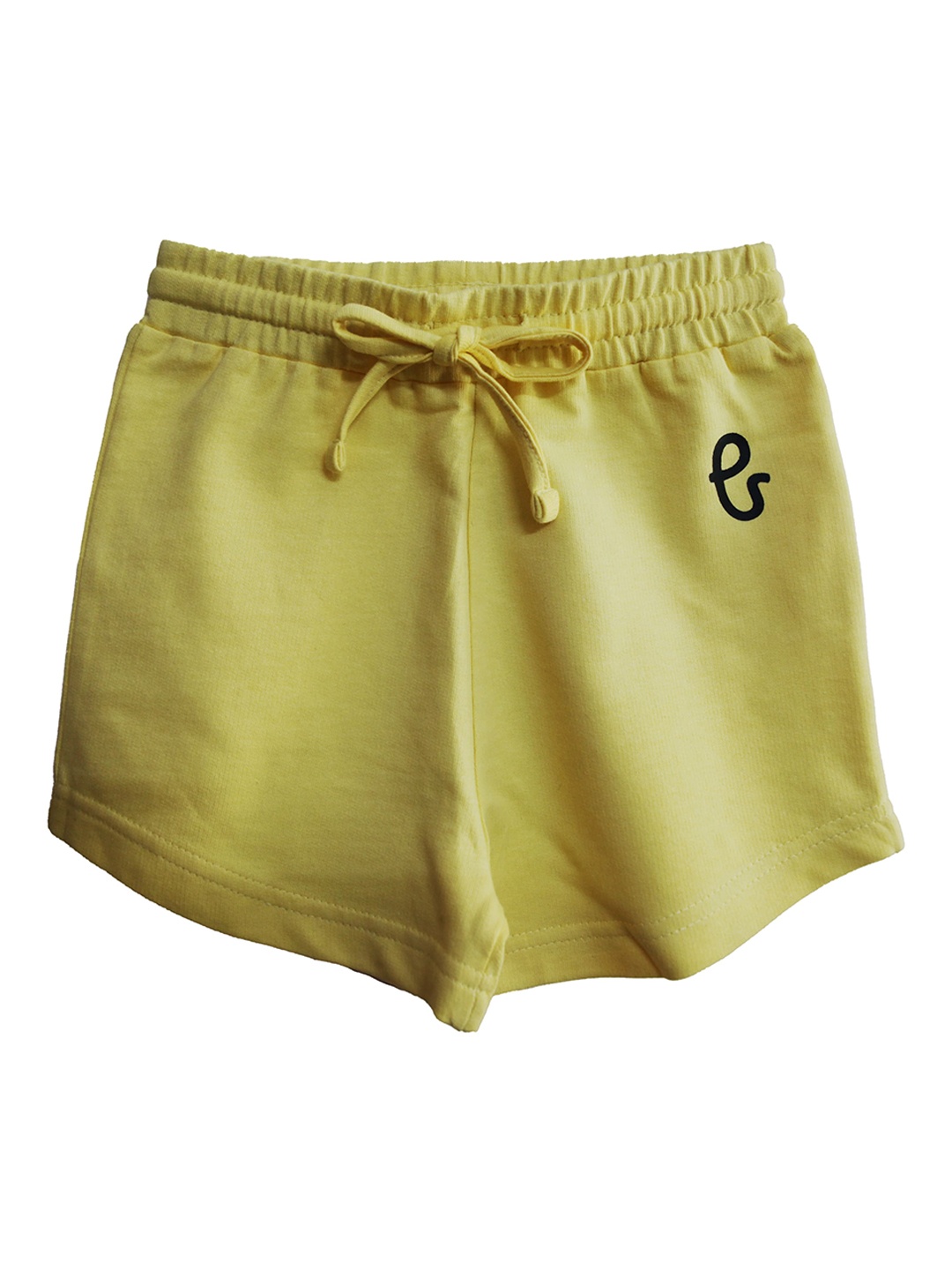 

THETA Girls Mid Rise Cotton Shorts, Yellow