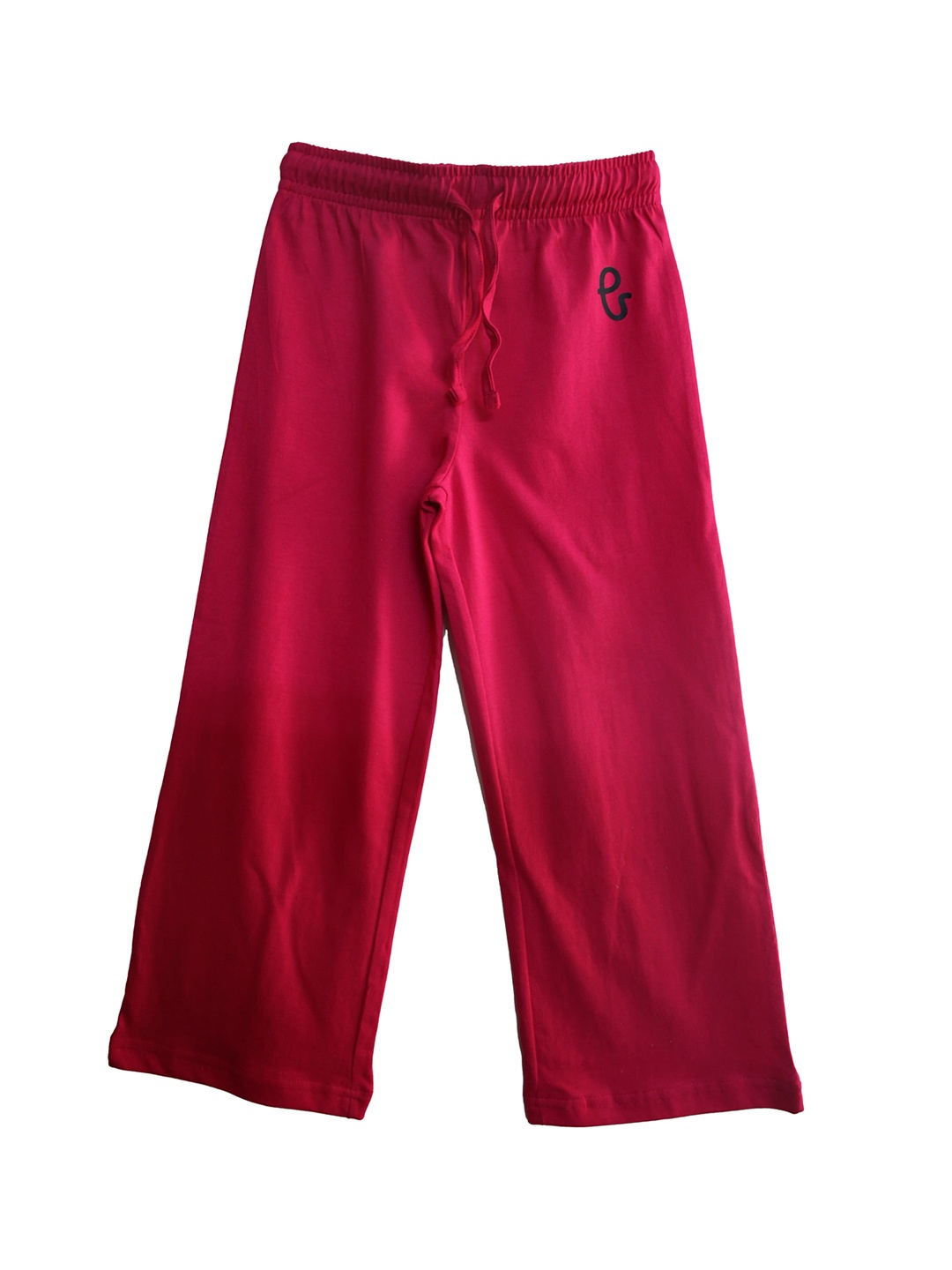 

THETA Girls Mid-Rise Cotton Parallel Trousers, Pink