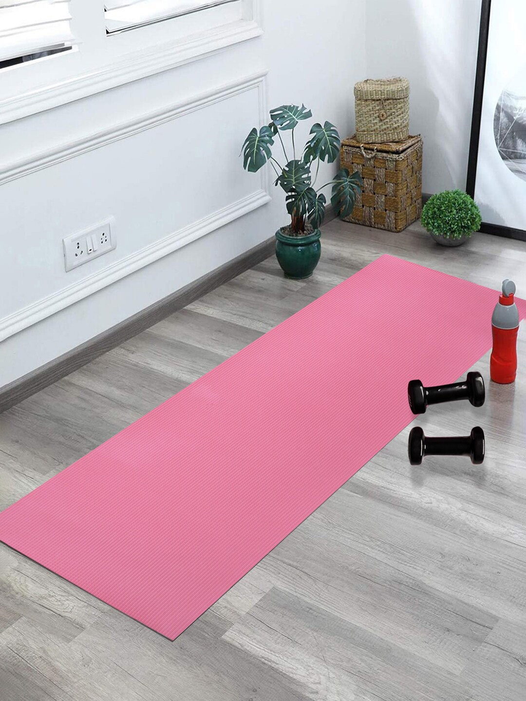 

Kuber Industries Foam Anti-Skid Yoga Mat, Pink
