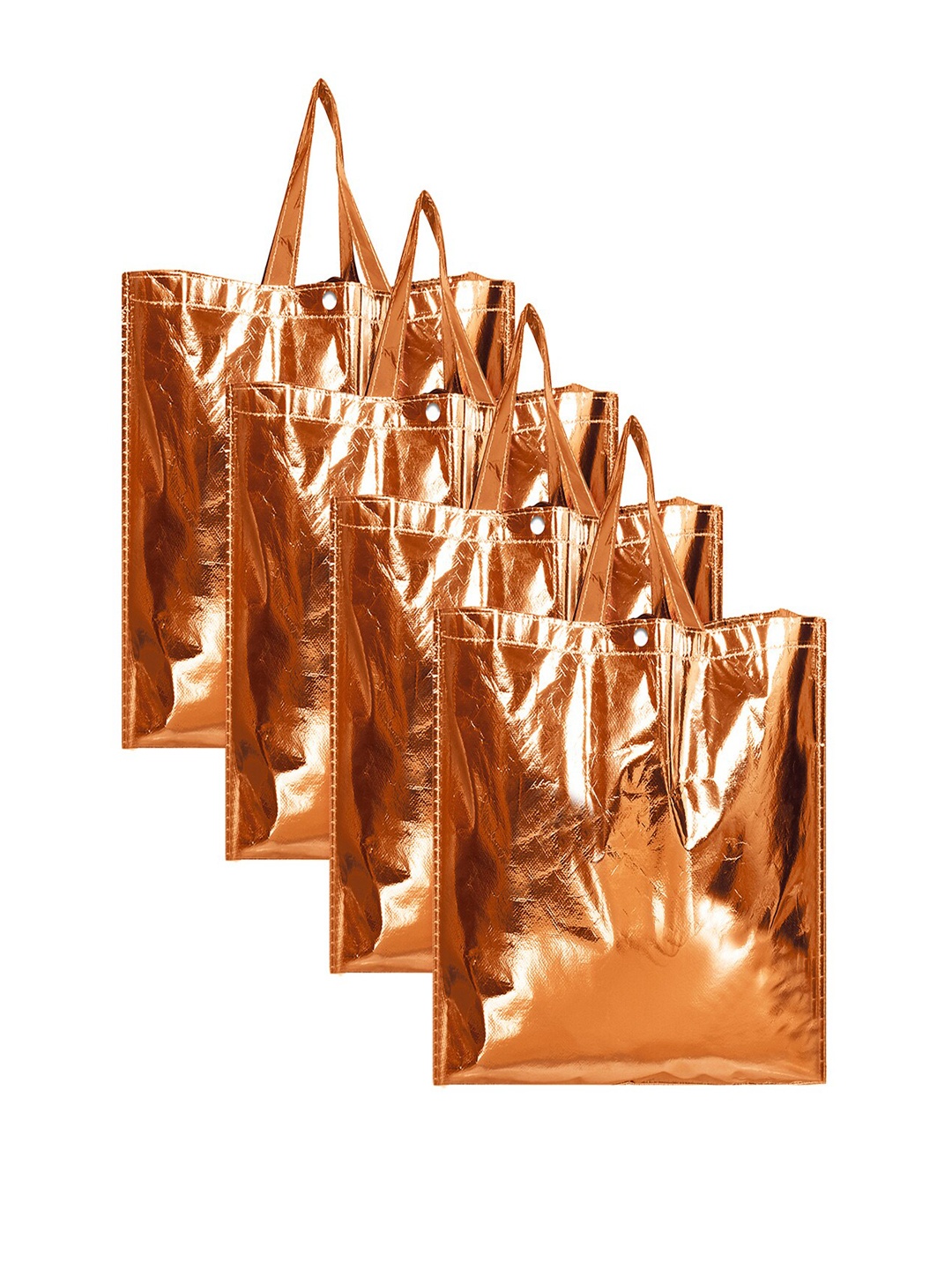 

Kuber Industries Copper Toned 4 Pieces Reusable Bag Organisers