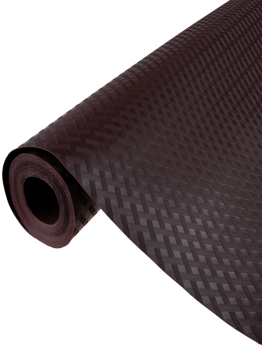 

Kuber Industries Brown Textured Anti-Slip Roll Mat Shelf Liner