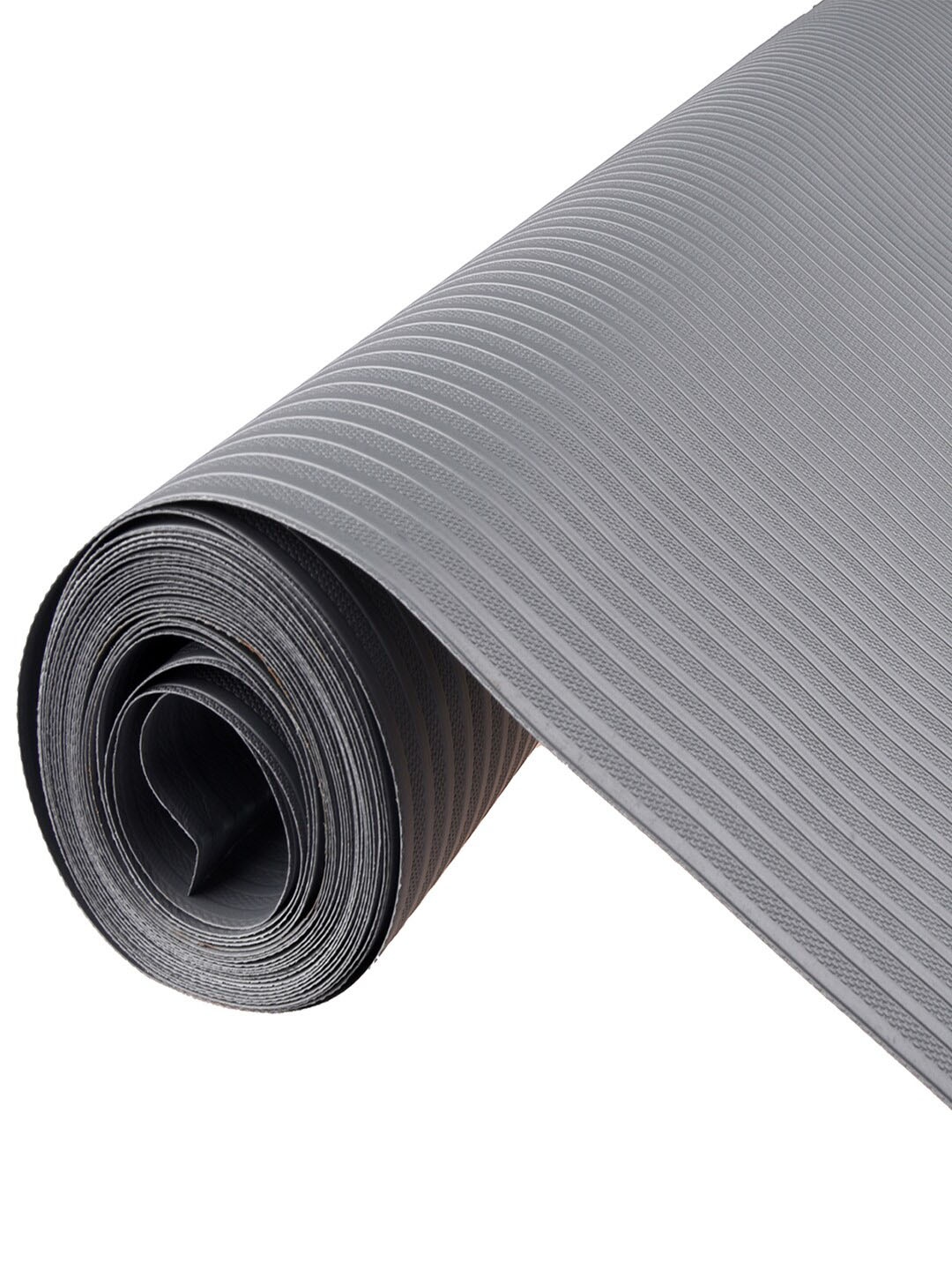 

Kuber Industries Gray Textured Anti-Slip Roll Mat Shelf Liner, Grey