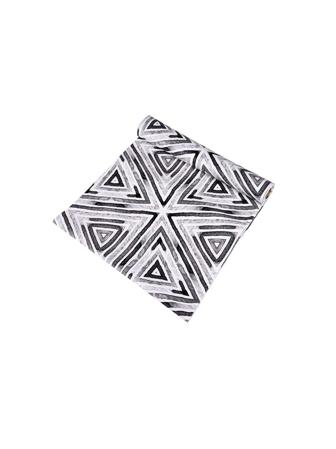 

Kuber Industries Grey Triangle Designed Shelf Liner Cabinet Mat