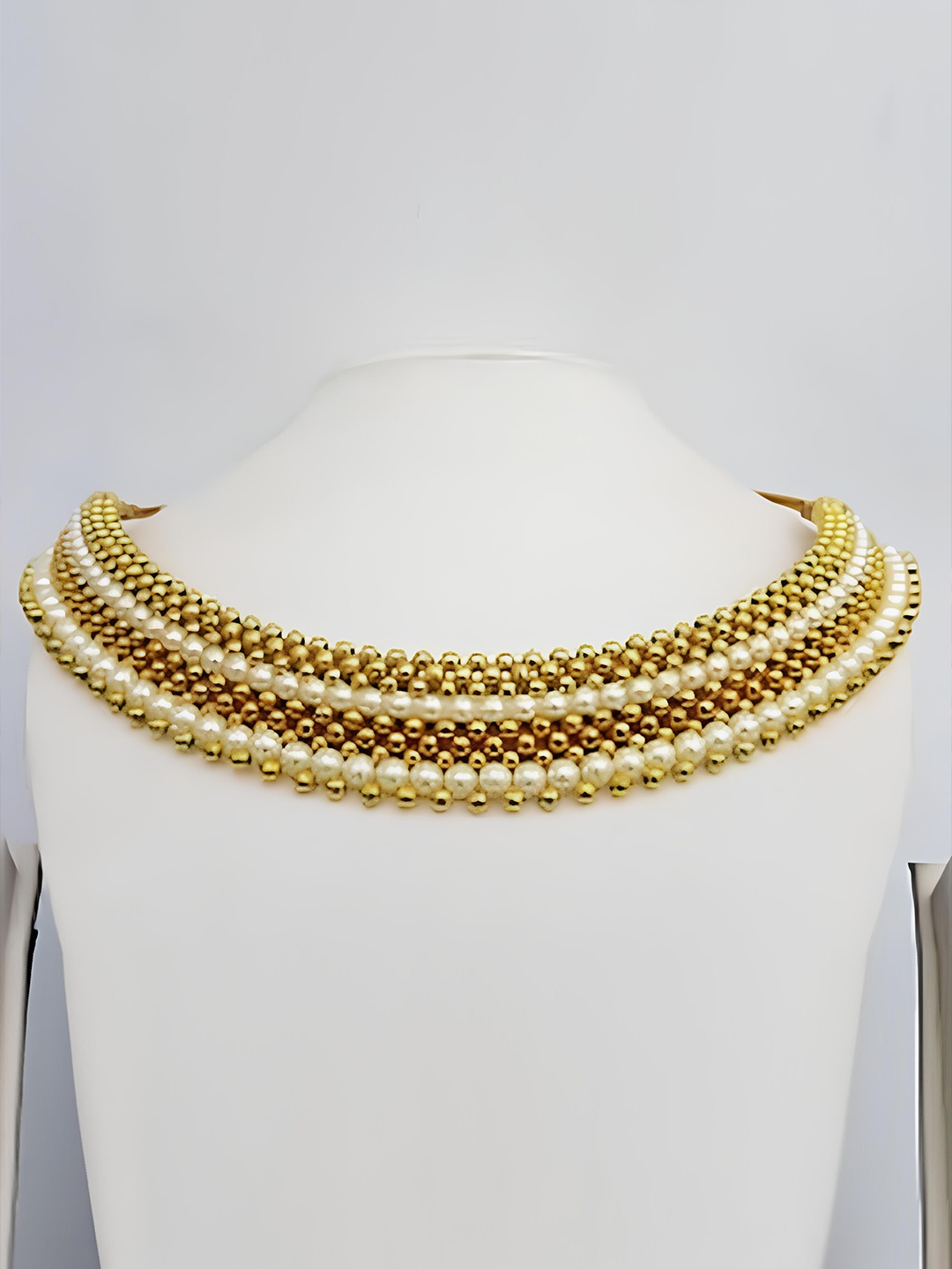

KARISHMA KREATIONS Gold Plated Beaded Necklace