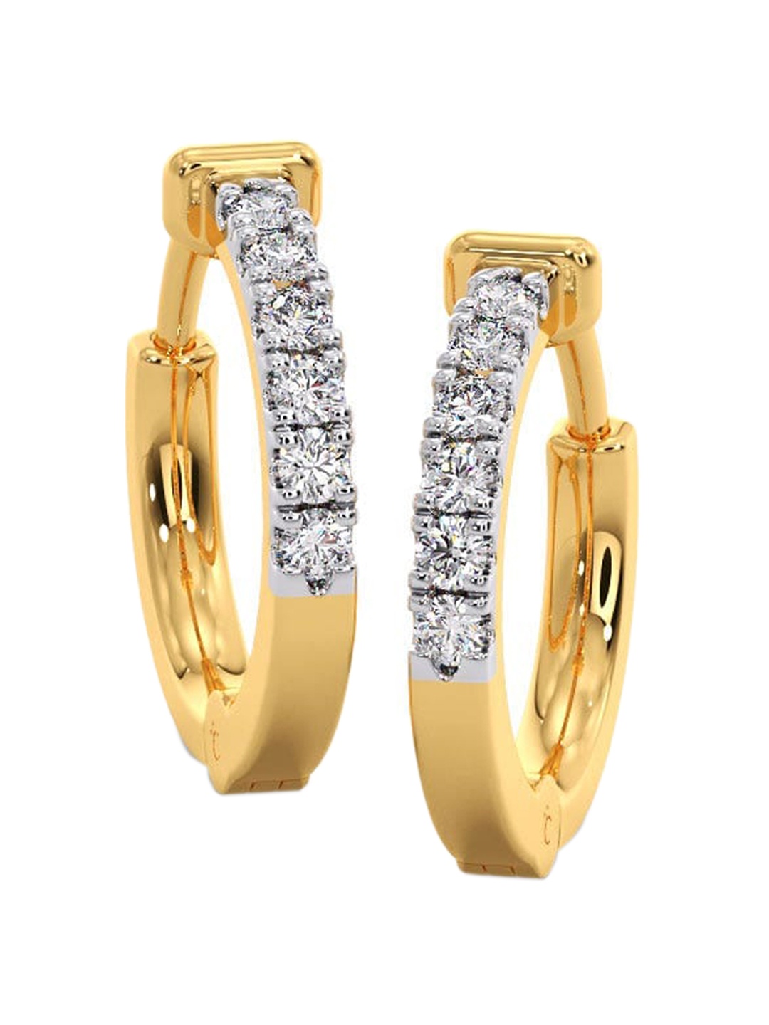 

CANDERE A KALYAN JEWELLERS COMPANY 18KT Gold Diamond Earrings - 0.74 g