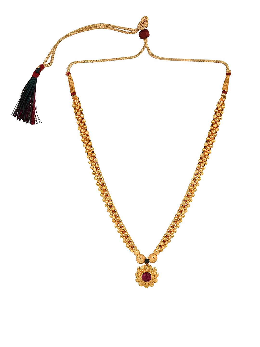 

KARISHMA KREATIONS Gold-Plated Stone-Studded Necklace